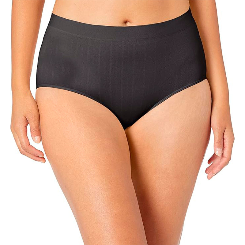 Bali Seamless Panties Smoothing Brief Underwear for Women Black Pointelle 7