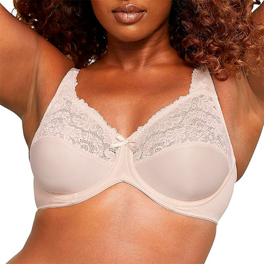 Lilyette Microfiber Minimizer Bra Paris Nude 36DD