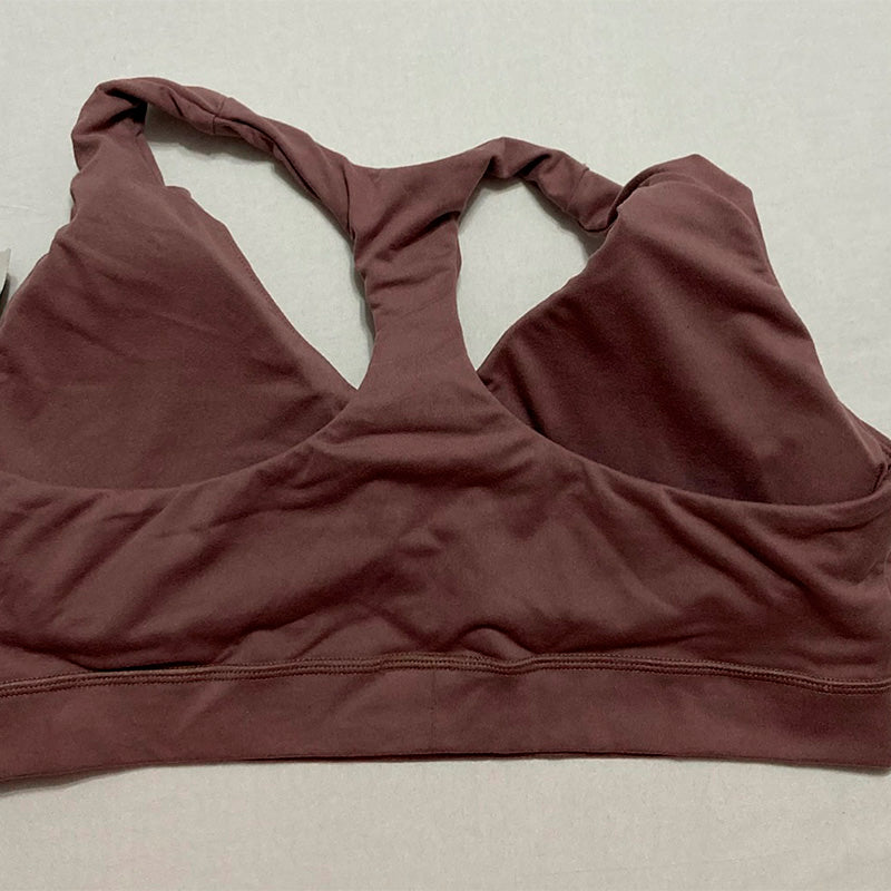 Felina  Velvety Soft Racerback Bralette Twilight Mauve XL