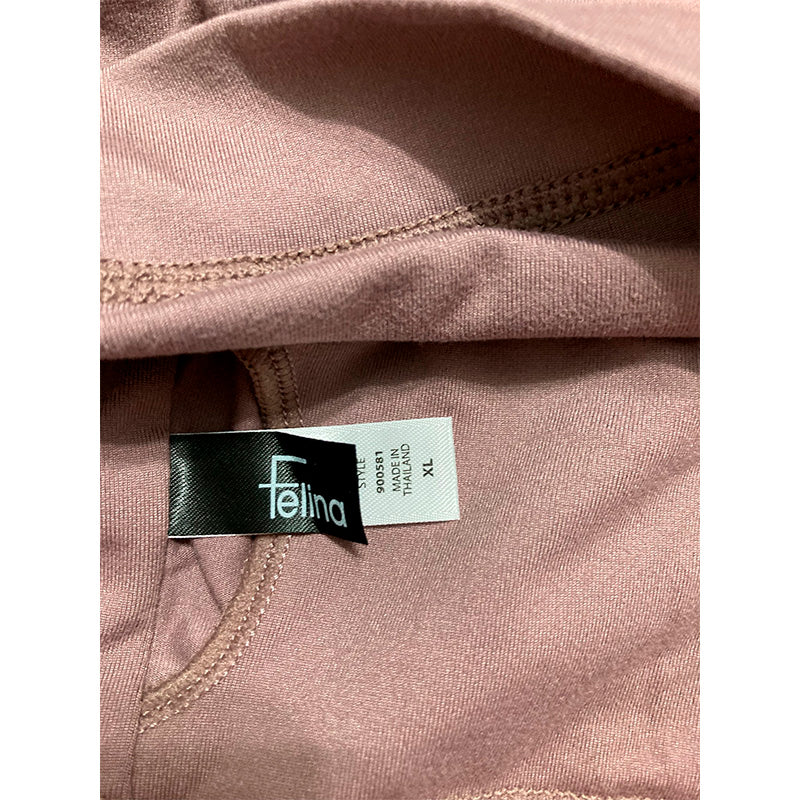 Felina  Velvety Soft Racerback Bralette Twilight Mauve XL