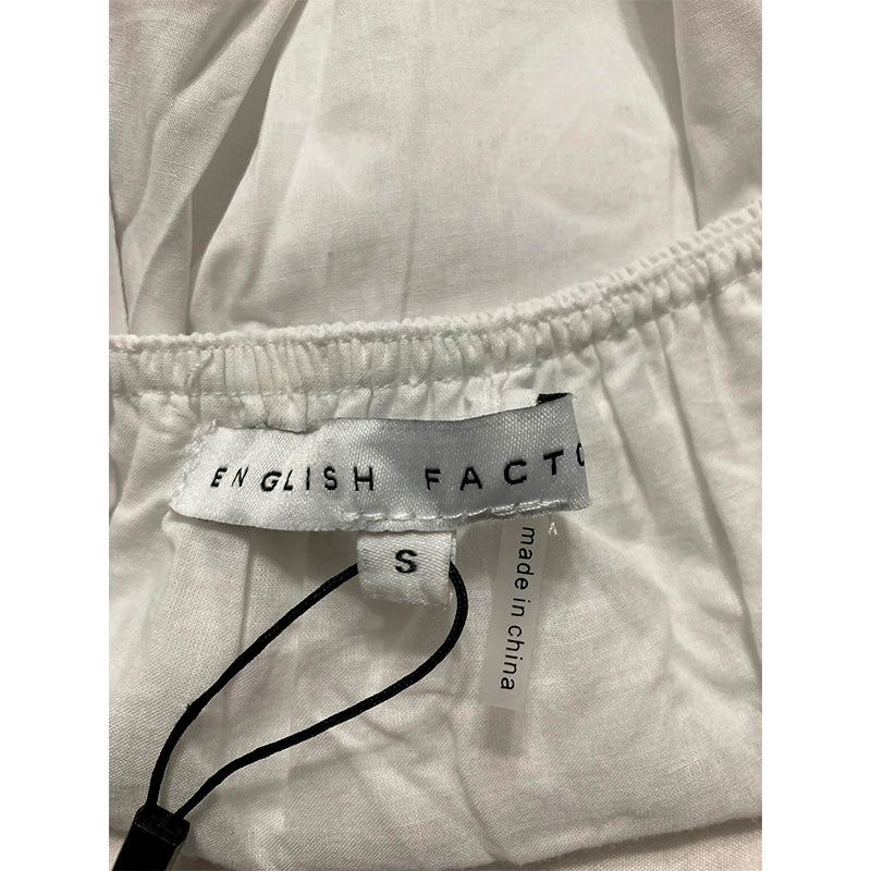 English Factory Woven Blouse White S