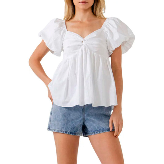 English Factory Woven Blouse White S