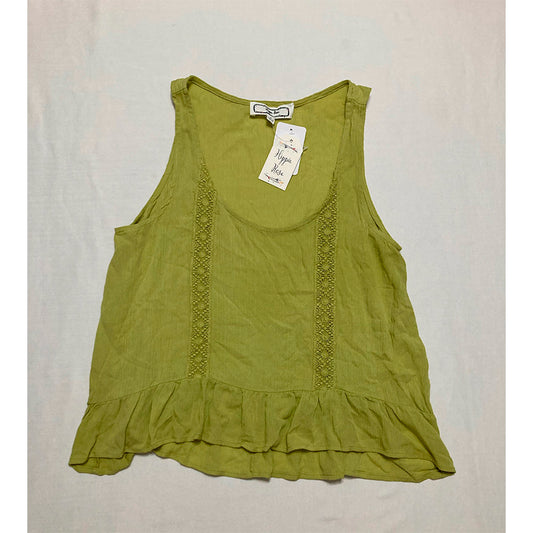 Hippie Rose T Shirt Green Olive L