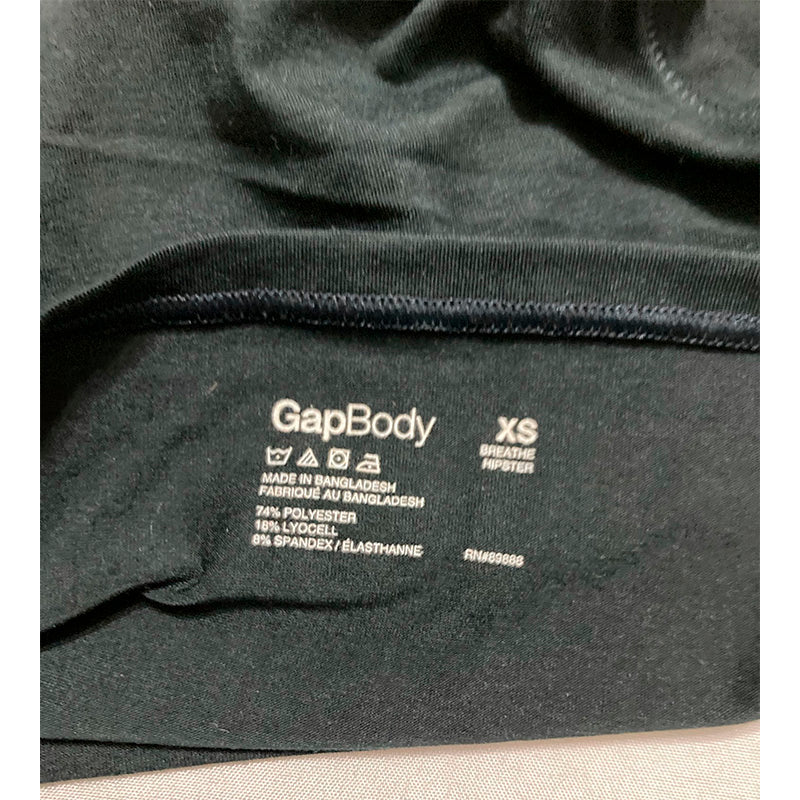 GapBody Breathe Hipster Underwear Black XS