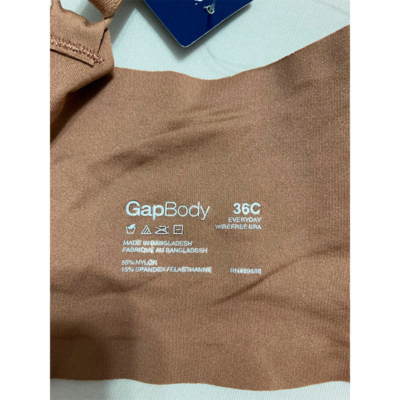 Gap GapBodyEveryday Essentials Wireless Bra Bronced Blush 36C