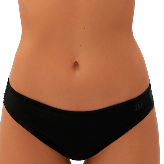 GapBody Everyday Essentials Laser Bonded Thong Underwear Black XL