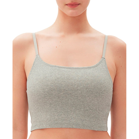 GapBody Logo Comfort Cropped Bralette Grey S