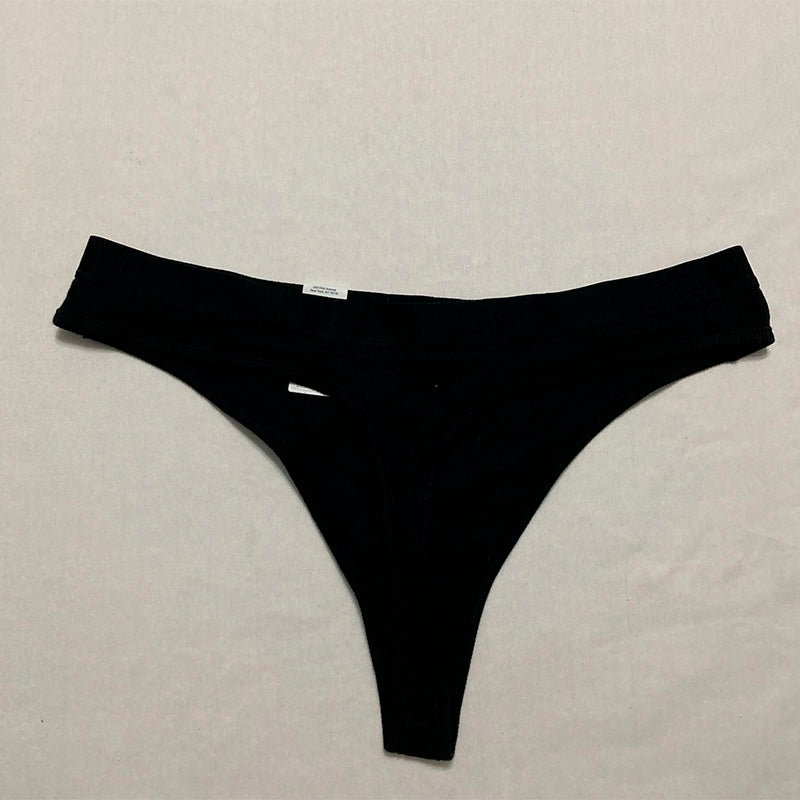 GapBody Logo Comfort Thong Underwear Black