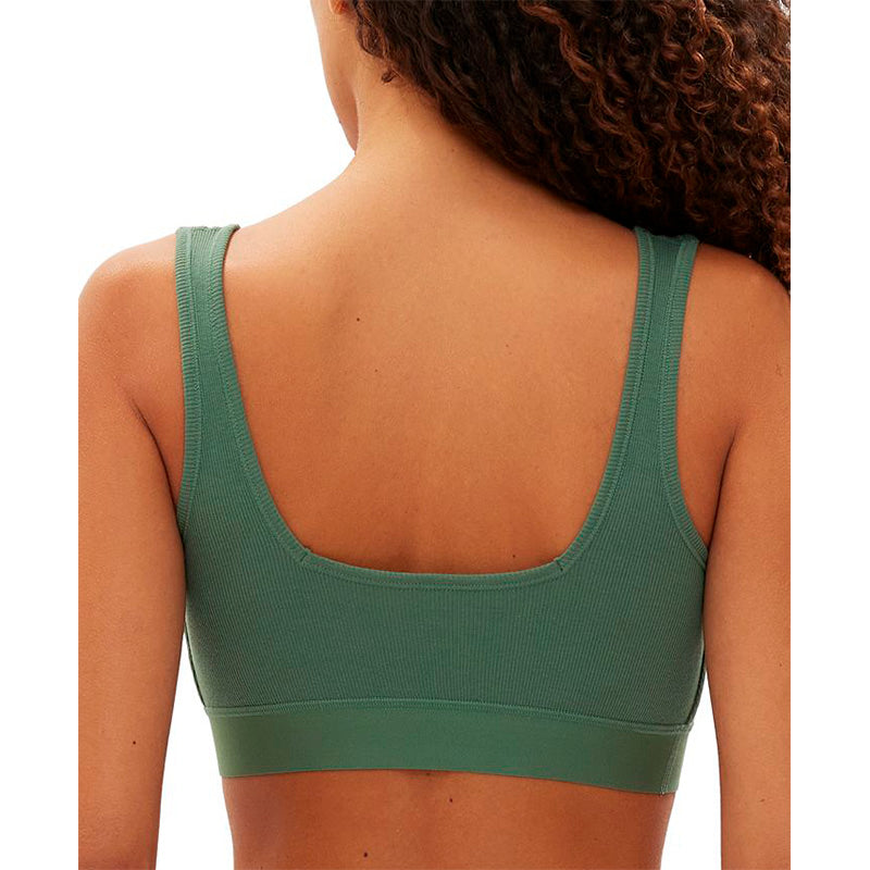 Gap Logo Comfort Square-neck Bralette Dark Forest XL