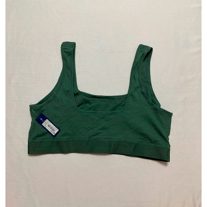 Gap Logo Comfort Square-neck Bralette Dark Forest XL