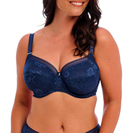 Fantasie Fusion Lace Underwire Side Support Bra French Navy 34G