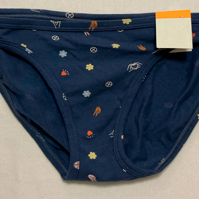 Jenni Lace Trim Bikini Underwear Peace 3XL