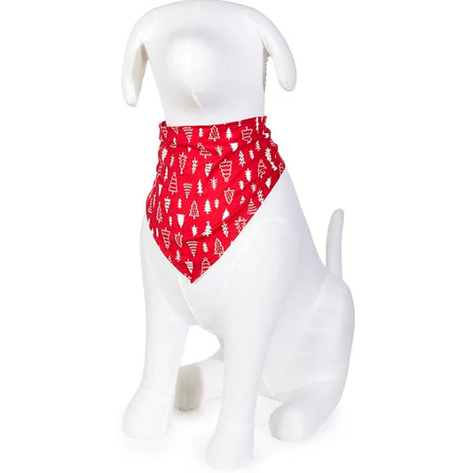 Family Pajamas Matching Merry Cotton Printed Pet Bandana Red S/M