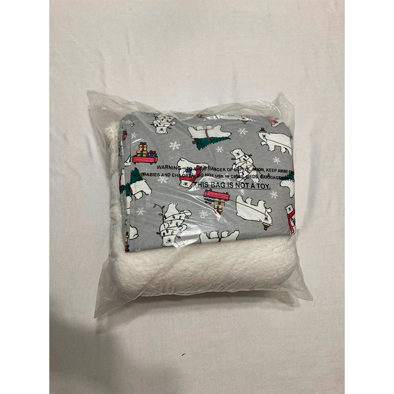 Family PJ Matching Polar Bears Family Pajama Set Men White Polar XL