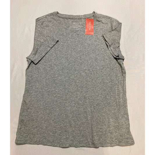 State Of Day Only Pajama Top Round Neck Grey S