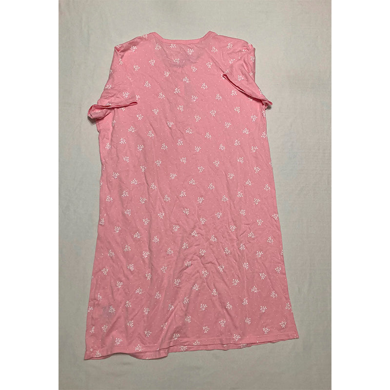 Charter Club Pajama Sleepshirt Pink Floral M