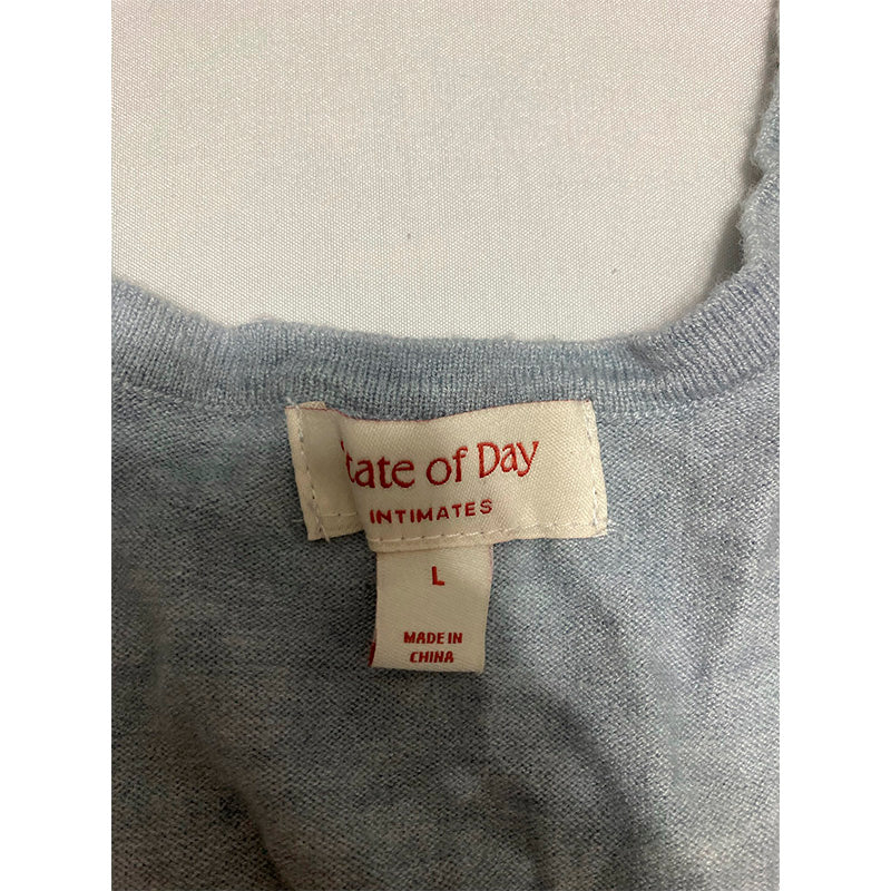 State OF Day Pajama Set Grey L
