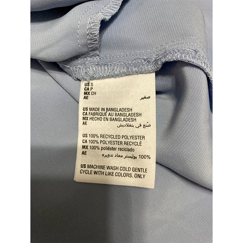 State Of Day Robe Notch Collar Blue S