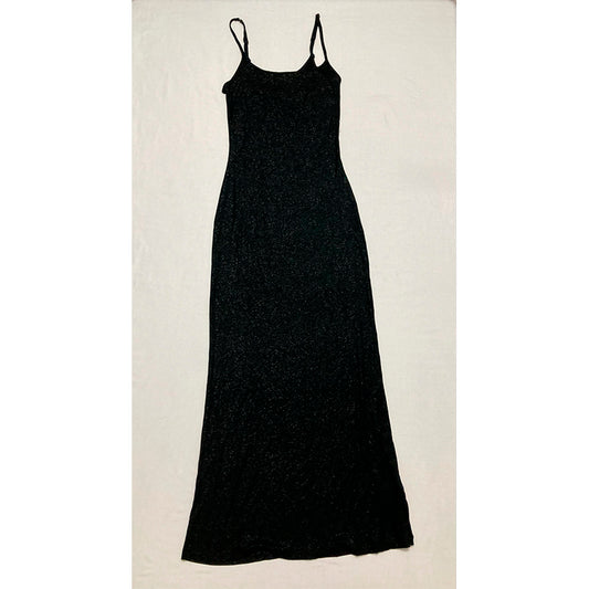 INC Dress Long Spaguetti Straps Black M