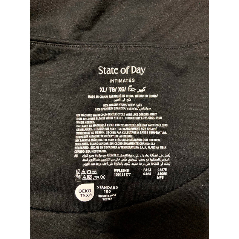State Of Day Bodysuit Black XL