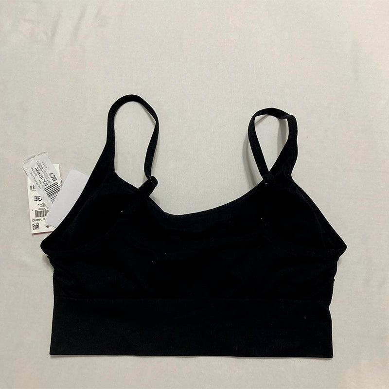 State of day Top Spaguetti Straps Black L