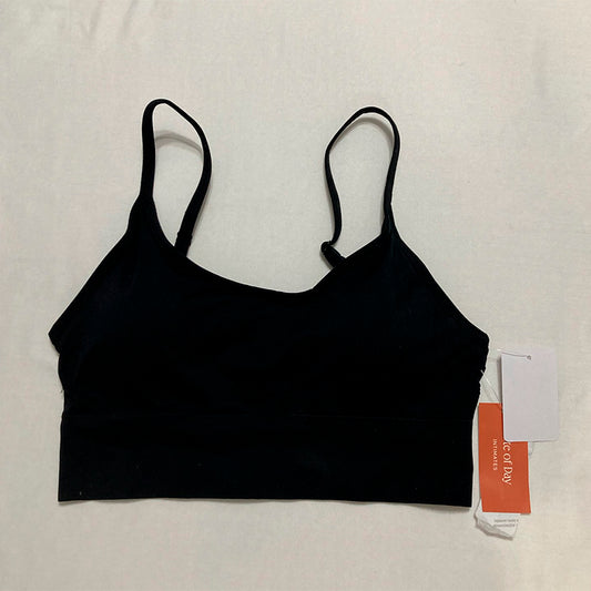State of day Top Spaguetti Straps Black L