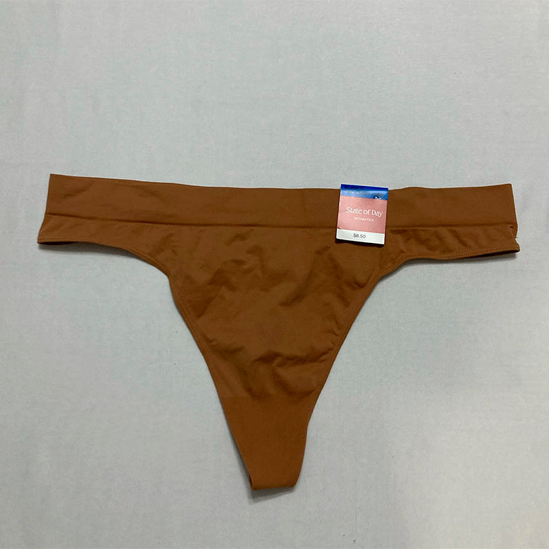 State of day Thong Waist Band Brown XL