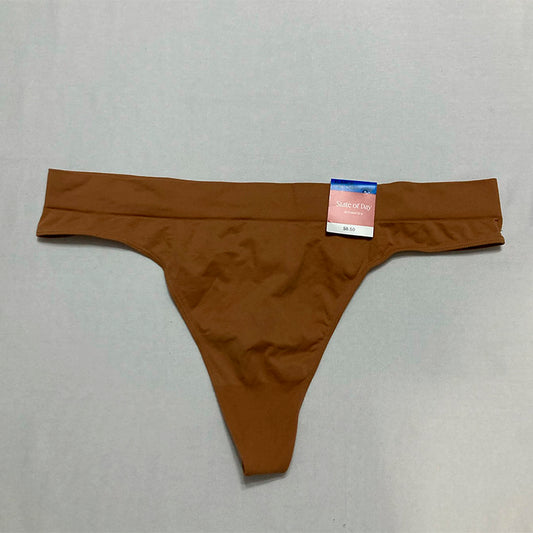 State of day Thong Waist Band Brown XL
