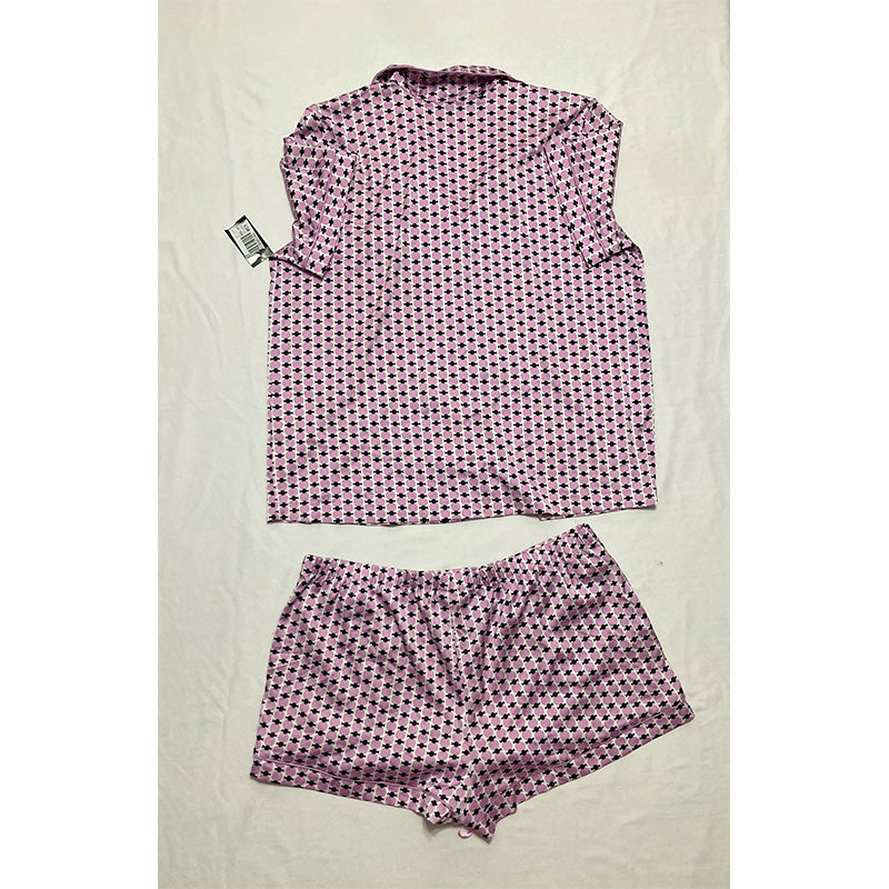 INC Pajama Set Top And Short Multicolor L