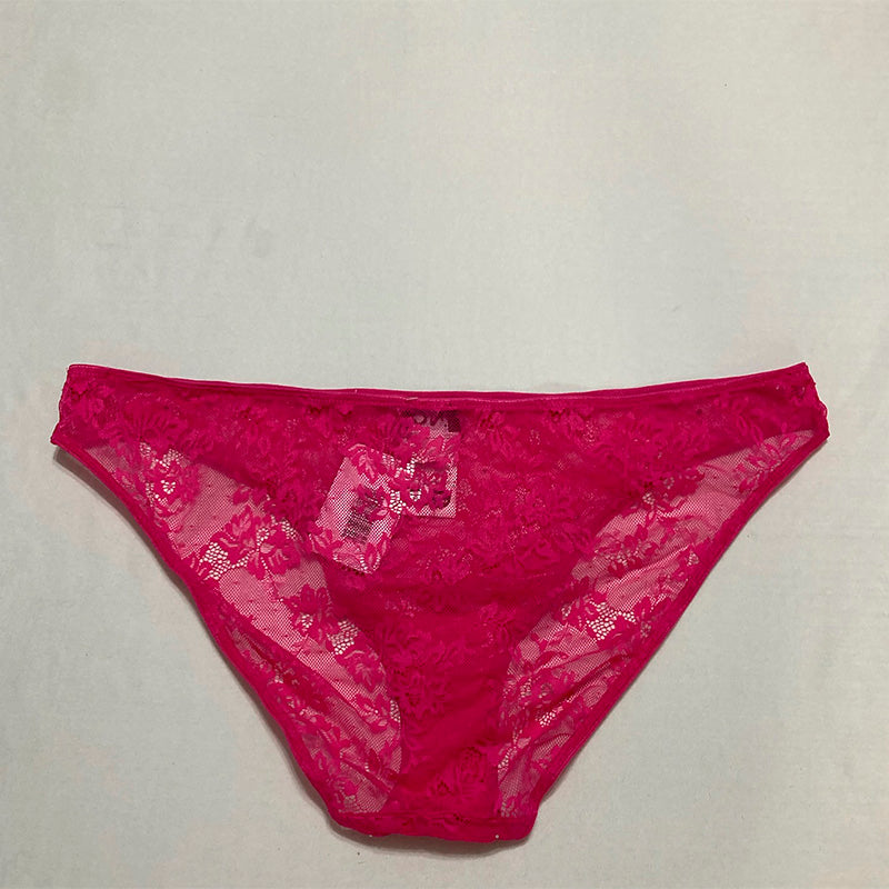 Inc Lace Diamante Bikini Pink 2XL