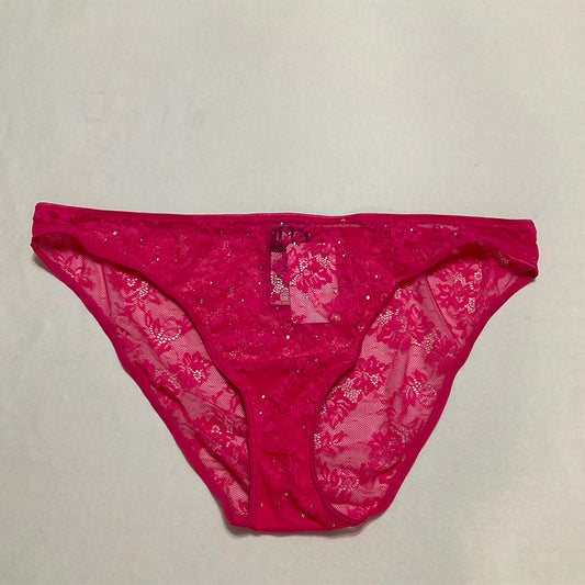 Inc Lace Diamante Bikini Pink 2XL