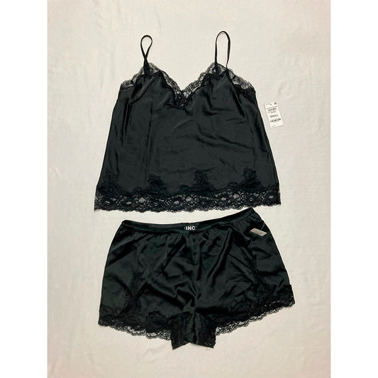 INC Pajama Set Deep Black S