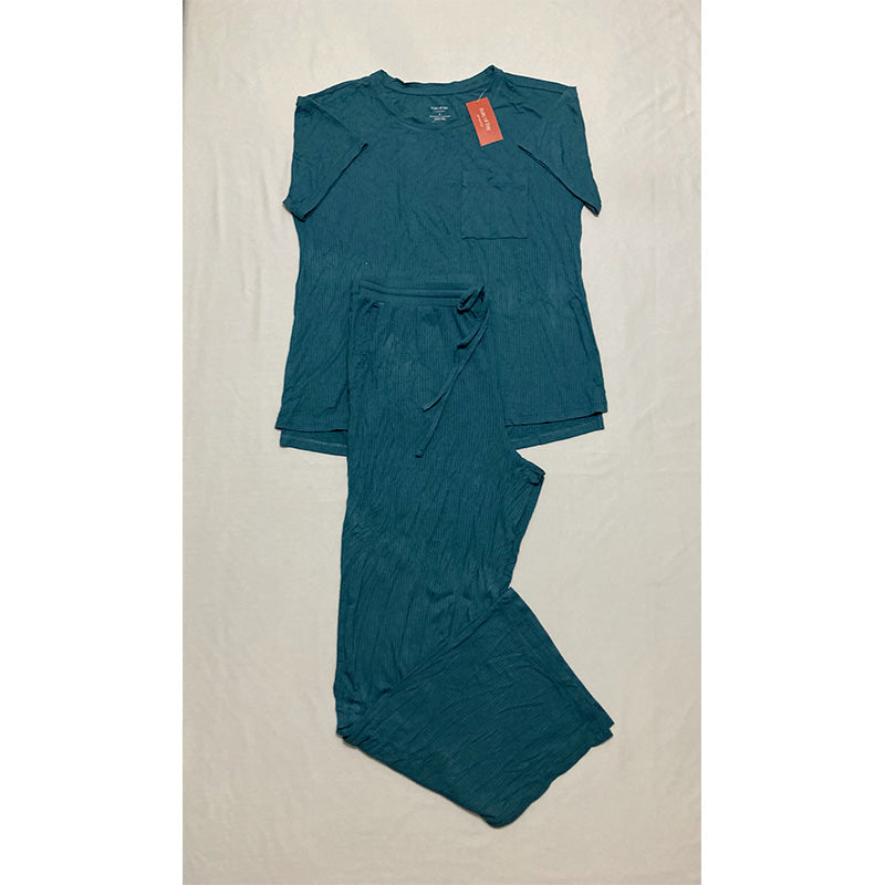 STATE OF DAY Pajama Set 2 Piece Blue S