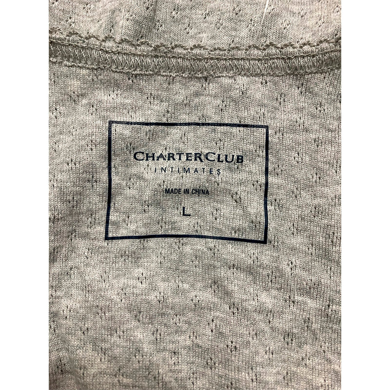 Charter Club T-Shirt Grey L