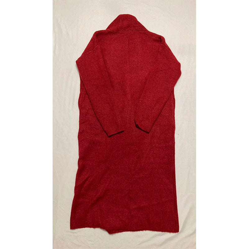 State Of Day Robe Notch Collar Burgundy M
