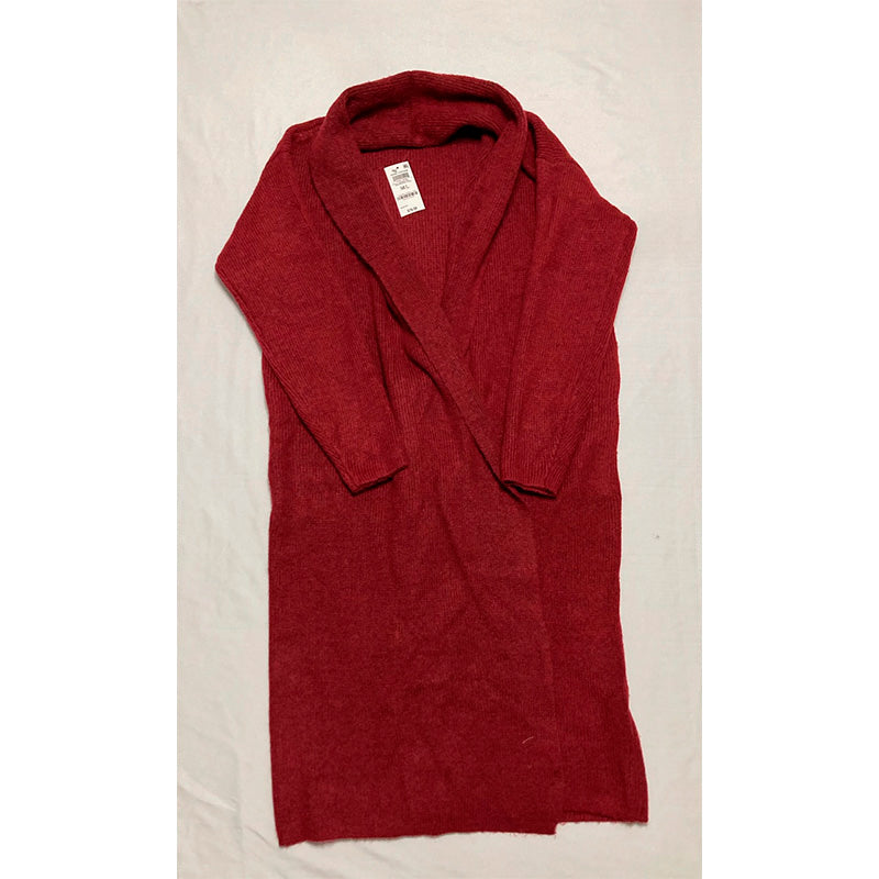 State Of Day Robe Notch Collar Burgundy M