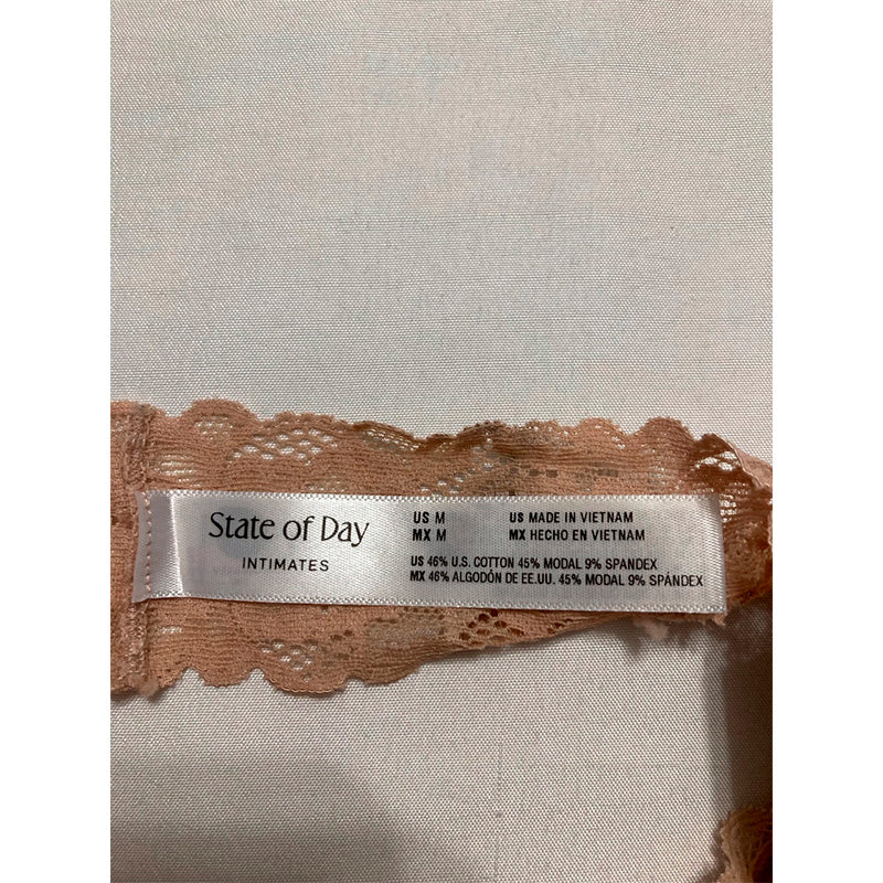 State Of Day Panties Thong Cocoa M