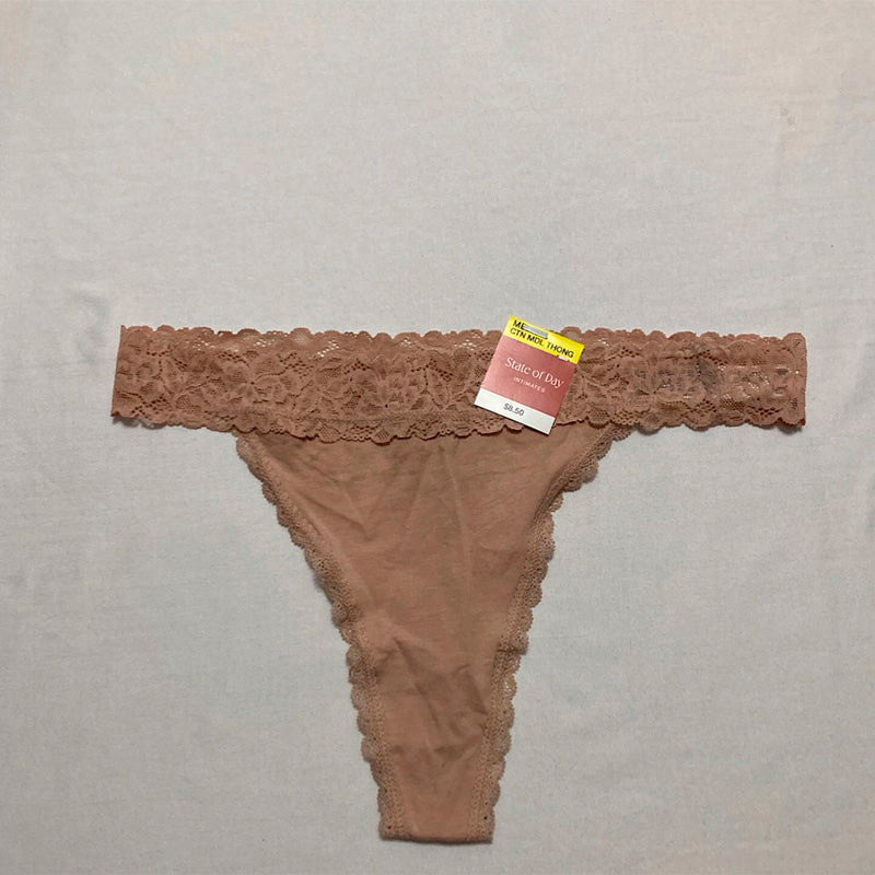 State Of Day Panties Thong Cocoa M