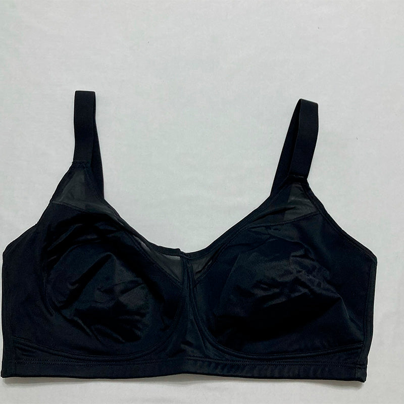 PLAYTEX Smoothing Wirefree Minimizer Bra Black 38DDD
