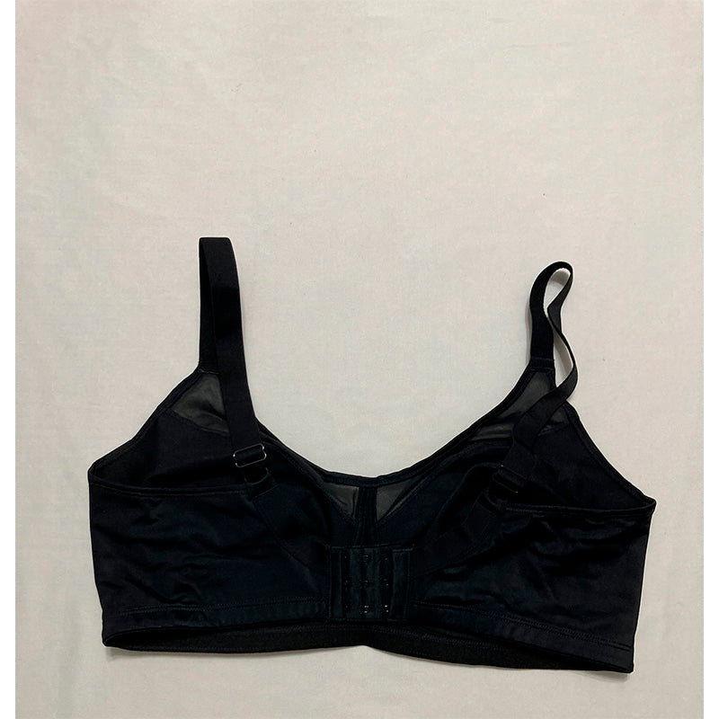 PLAYTEX Smoothing Wirefree Minimizer Bra Black 38DDD