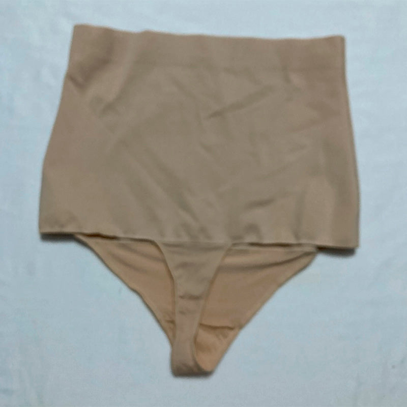 Maidenform  Shapewear Firm Control High Waist Thong Fajas with Cool Comfort Beige L