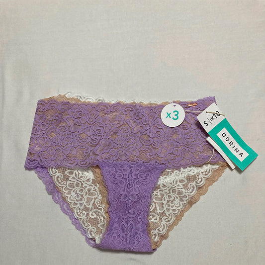 Dorina 3 Pack Panties Multicolor Lace S