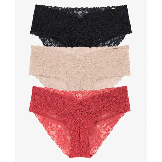 Dorina Lana Brief Panty Set 3 Piece Multicolor L