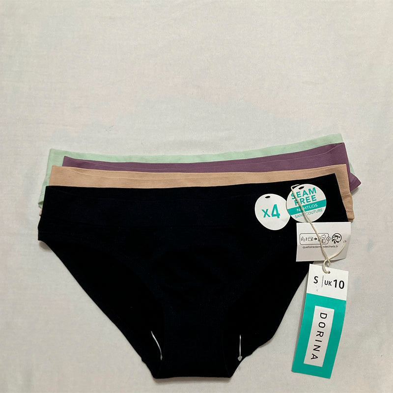 Dorina Panties Brief Pack Of 4 Multicolor S