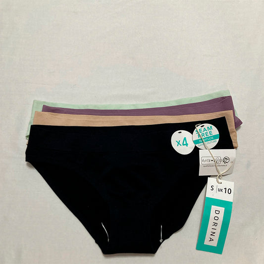 Dorina Panties Brief Pack Of 4 Multicolor S