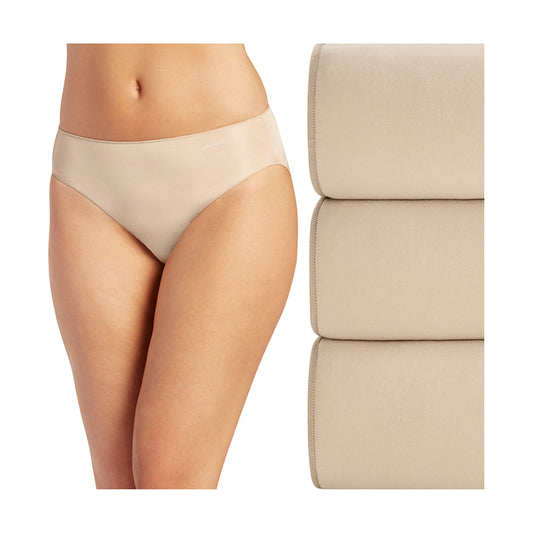 JOCKEY 3 Pack Beige Full Back Coverage Bikini Underwear 5