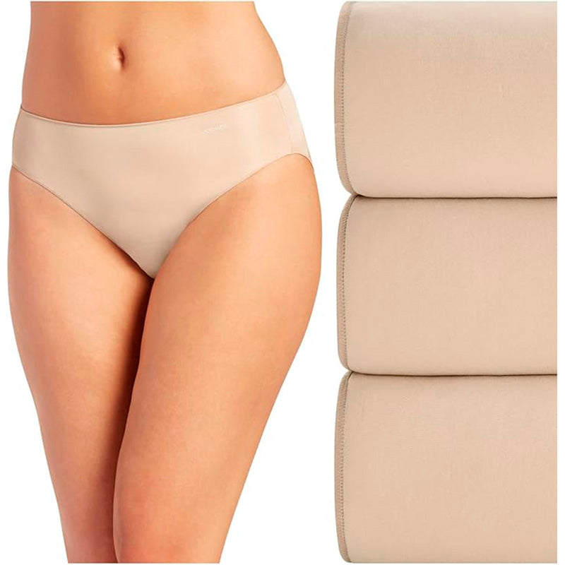 Jockey Underwear No Panty Line Promise Bikini - 3 Pack Nude 7