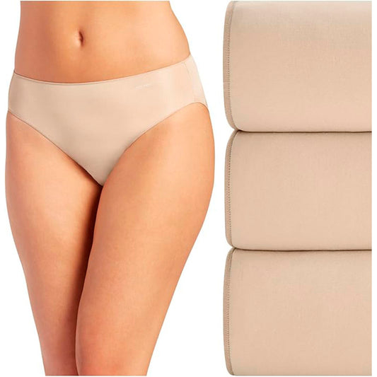 Jockey Underwear No Panty Line Promise Bikini - 3 Pack Nude 7