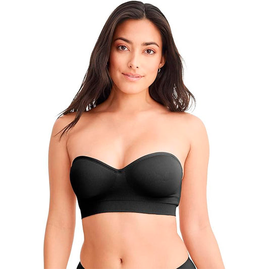 Jockey Bra Seamfree Multiway Bandeau Bralette Black M