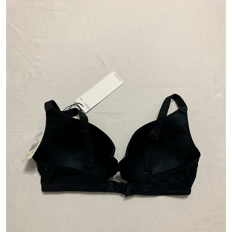Steve Madden Demi Logo-Strap T-Shirt Bra Black 36B